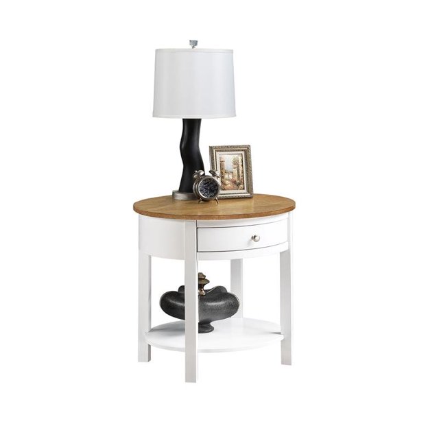 Convenience Concepts Accents Classiques Table de Fin Cyprès en Bois Blanc