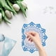 thumbnail image 3 of Calcomanía estática para ventana con diseño de flor de la vida, 4 estilos, meditación, mandala, no adhesiva, para puertas corredizas de vidrio., 3 of 9