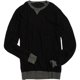 thumbnail image 1 of Sean John Ls L - Suéter de punto ligero para hombre, color negro, XL, 1 of 1