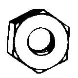 Hillman Fasteners 915513 Metric Hex Nut , Zinc Plated