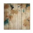 thumbnail image 3 of Designart "Daydreams with a Touch of Gold II" Minimalism Print on Natural Pine Wood, 3 of 5