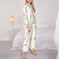 thumbnail image 2 of Bingfone Womens Pajama Sets Funny Chicken Print,Long Sleeve Loungewear Pajamas Set-Medium, 2 of 8