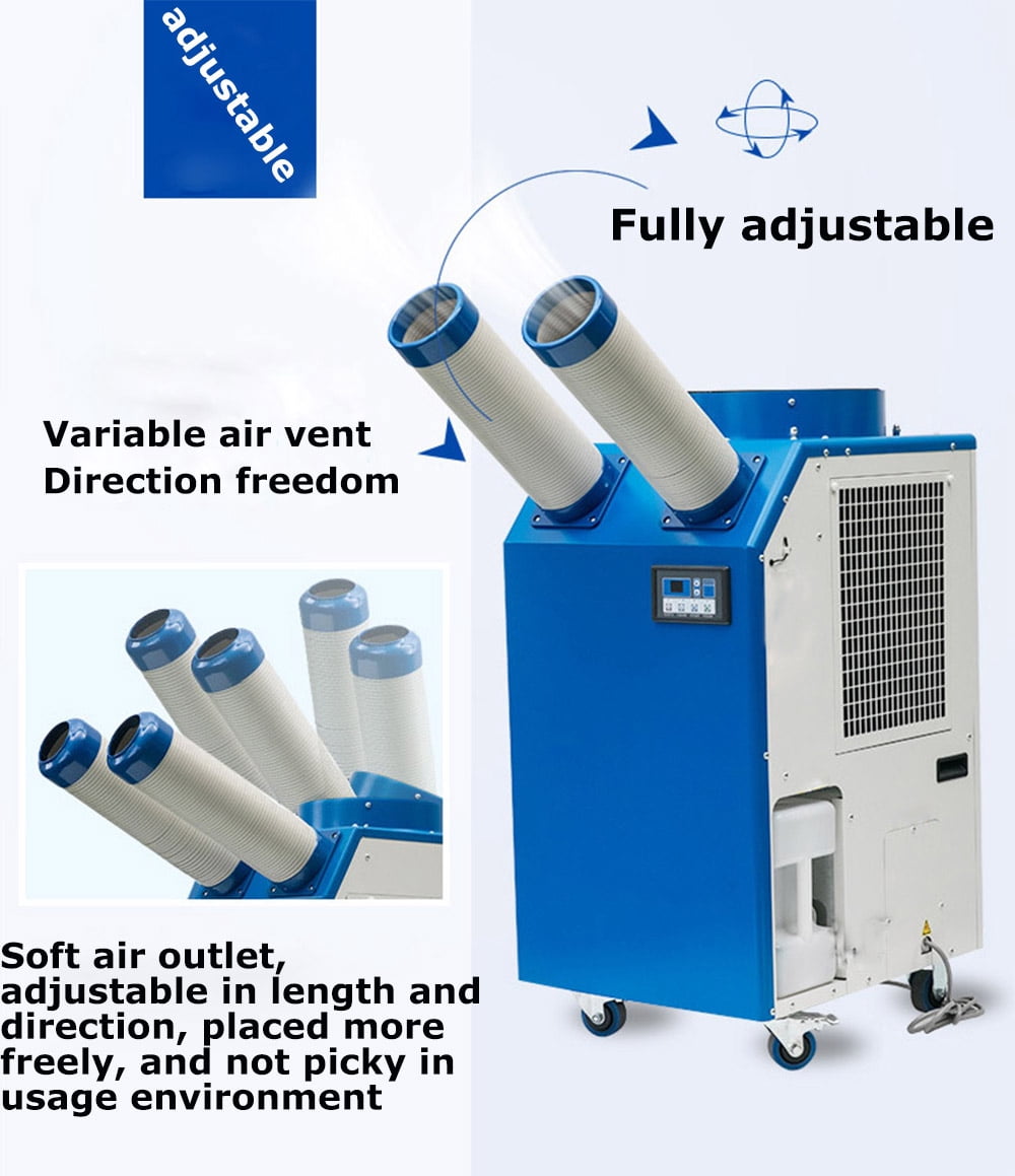 TECHTONGDA Industrial Air Conditioner Portable Air Cooler for Factories Two Pipes 220V