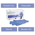 thumbnail image 4 of McKesson Confiderm 3.85C Nitrile Exam Gloves, Blue Medical Gloves - XL, 180 Count, 10 Boxes, 1800 Total, 4 of 12