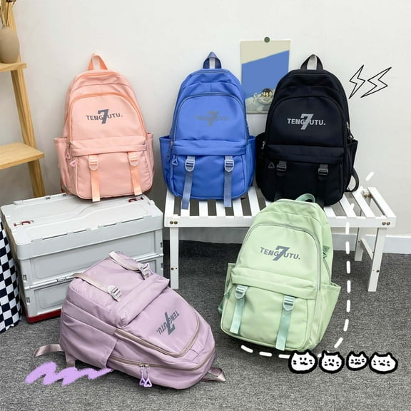 PALIFEUR Backpack Water Proof School Backpack Multifunctional Travel Backpack Lightweight Sturdy Laptop Backpack, 12x17", Blue