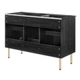 thumbnail image 5 of Modway Chaucer 48" Double Sink Wood & Metal Bathroom Vanity in Black, 5 of 17