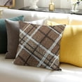 thumbnail image 3 of BANET Fall Decorative Throw Pillow Covers, Autumn Plaid Cushion Covers Decor for Couch Sofa Living Room White, 3 of 5