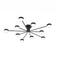 thumbnail image 1 of Lampara de techo estilo industrial hierro forjado lampara downlight ilios innova  10 + 1 luces, 1 of 9