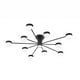 thumbnail image 1 of Lampara de techo estilo industrial hierro forjado lampara downlight ilios innova  10 + 1 luces, 1 of 9