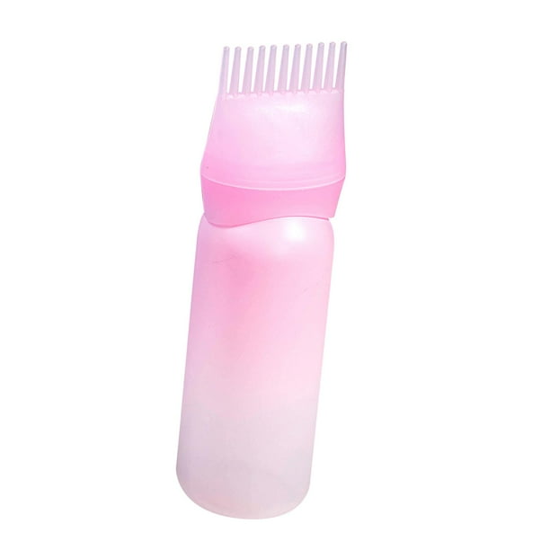 Cepillo para tinte de cabello, herramientas multifuncionales para permanente, champú, limpieza en seco Rosa
