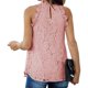 thumbnail image 5 of Camiseta holgada sin mangas con cuello redondo y chaleco liso a la moda para mujer Pompotops  lopia992209, 5 of 9