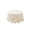 White, variant on Anckoeil Lace Round Tablecloth, 39.37in Polyester Table Cover with Ruffle Trim for Coffee Tables & Home Decor