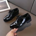thumbnail image 2 of Kogui Dress Shoes Boy Boys Girls Oxford Leather Shoes Little Kid Wedding Dress Shoes Size 3 (Black,Big Kids 3), 2 of 9