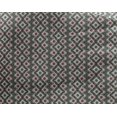 thumbnail image 4 of oneOone Georgette Viscose Fabric Diamond & Chevron Ikat Printed Craft Fabric BTY 42 Inch Wide, 4 of 4