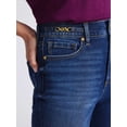 thumbnail image 4 of Sofia by Sofia Vergara Women's and Women's Plus Lana Relaxed Straight Super High Rise Jeans, 27" Inseam, Sizes 0-28, 4 of 5
