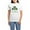 With Blue Strpe Pant, variant on CafePress - Flanagan Shamrock Women's Light Pajamas - Women's Short Sleeve Print T-Shirt and Pants Light Cotton Pajama Set