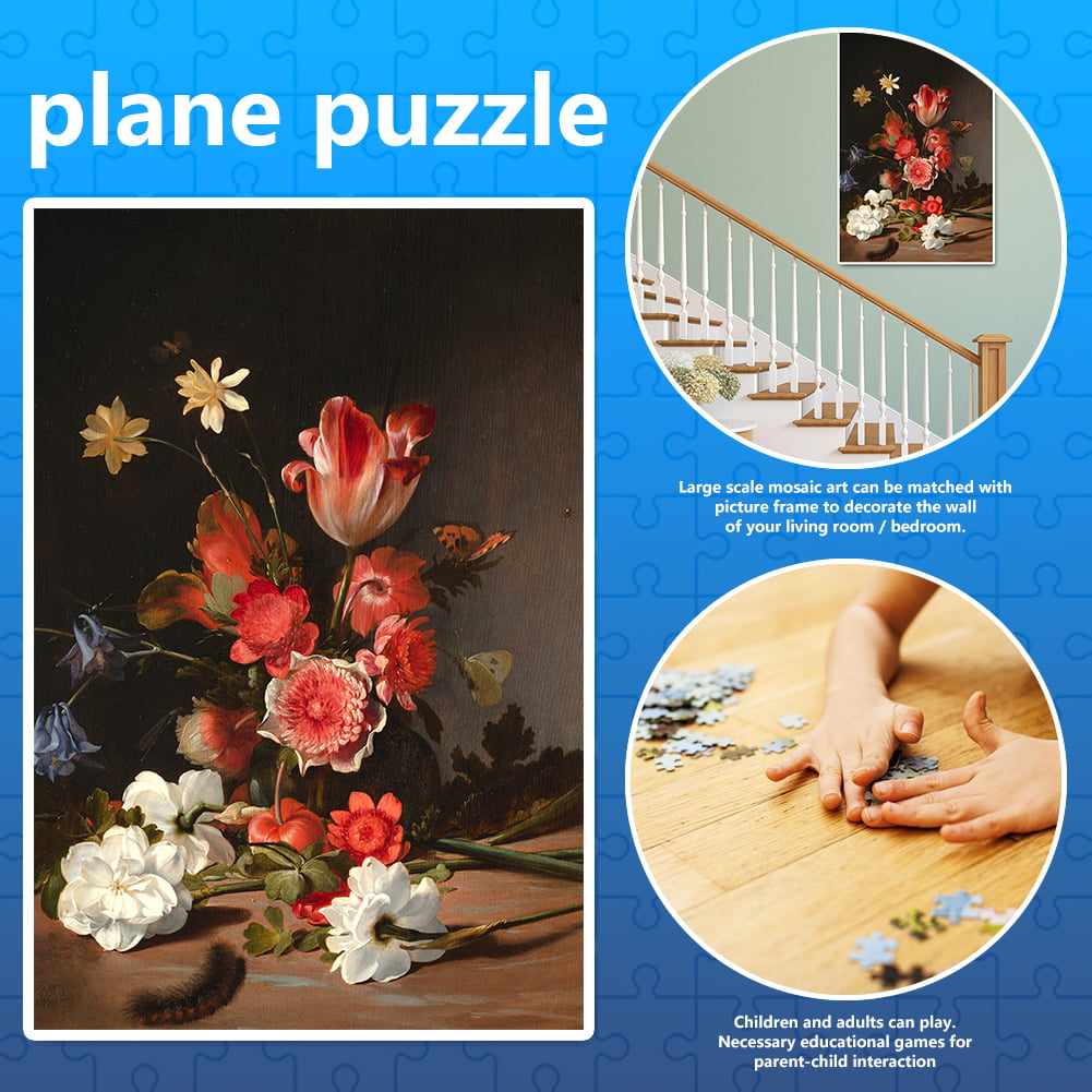Details about   1000pcs DIY Flower Paper Puzzles Adult Children Kids Jigsaw Educational Toy Gift 