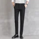 thumbnail image 2 of Pantalones elásticos elásticos de 9 pulgadas para hombre, pantalones de trabajo azules para hombre, pantalones rectos de oficina, moda de licra, verano 2024, para hombre chino, 2 of 5