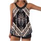 thumbnail image 1 of Trajes de Baño de Bikini de Mujer Grande Impresión Dividida Traje de Baño Falda de Dos Piezas, Bikini de Playa Sexy para el Verano, 1 of 5