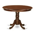 thumbnail image 2 of HomeStock 5 Piece Dining Room Set Includes a Round Dining Table with Pedestal and 4 Wood Seat Chairs, 42x42 Inch,Mahogany, 2 of 5