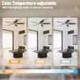 thumbnail image 4 of Ventilador de techo FANSHAIN 132 cm con luz y control remoto, 4 of 6