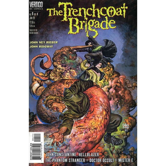 Trenchcoat Brigade #4 VF ; DC/Vertigo Comic Book