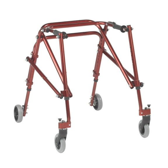 Inspired by Drive Nimbo 2G Lightweight Posterior Walker, Medium, Castle Red