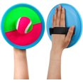 thumbnail image 3 of Juego de lanzar y atrapar pelotas, juego al aire libre para niños, juegos de patio trasero, juego de playa para niños (actualizado) (2 paletas, 2 pelotas), 3 of 5