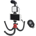 thumbnail image 4 of Peahefy Microphone Fill Light Tripod Set Phone Photography Set For Phone Live Broadcast, 4 of 8