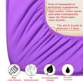 thumbnail image 5 of NTBAY Microfiber Full Fitted Sheet, Ultra Soft and Breathable Fitted Bed Sheet with 15" Deep Pocket, 54x75 inch, Purple, 5 of 5