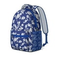 thumbnail image 2 of Peony and Daisy Floral Backpack - Stylish Waterproof School Bag for College, 2 of 6