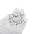 thumbnail image 4 of Unique Bargains 2 Pcs Shoe Accessories Fashionable Pearl Square Detachable Clip Style Shoe Decorations Silver Tone, 4 of 6