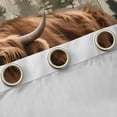 thumbnail image 4 of Castle Fairy Highland Cow Curtains Pack of 2 (42x84 Each),Vintage Curtains Blackout, 4 of 6