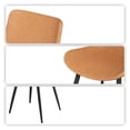 thumbnail image 2 of ZARKEA Upholstered Leather Covered Metal Dining Chair Set of 2 33", 2 of 6