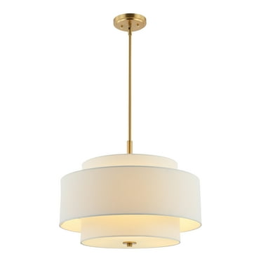 SAFAVIEH Cambrie 3-Light Modern Brass Gold Iron Chandelier