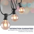 thumbnail image 7 of Newhouse Lighting 25 ft. Weatherproof Party String Lights, Black, 7 of 7