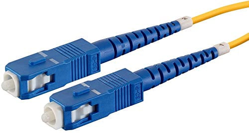 PVC Single Mode 2mm - LC//UPC-SC//UPC G657A1 10M Duplex Meter Monoprice Fiber Optic Cable