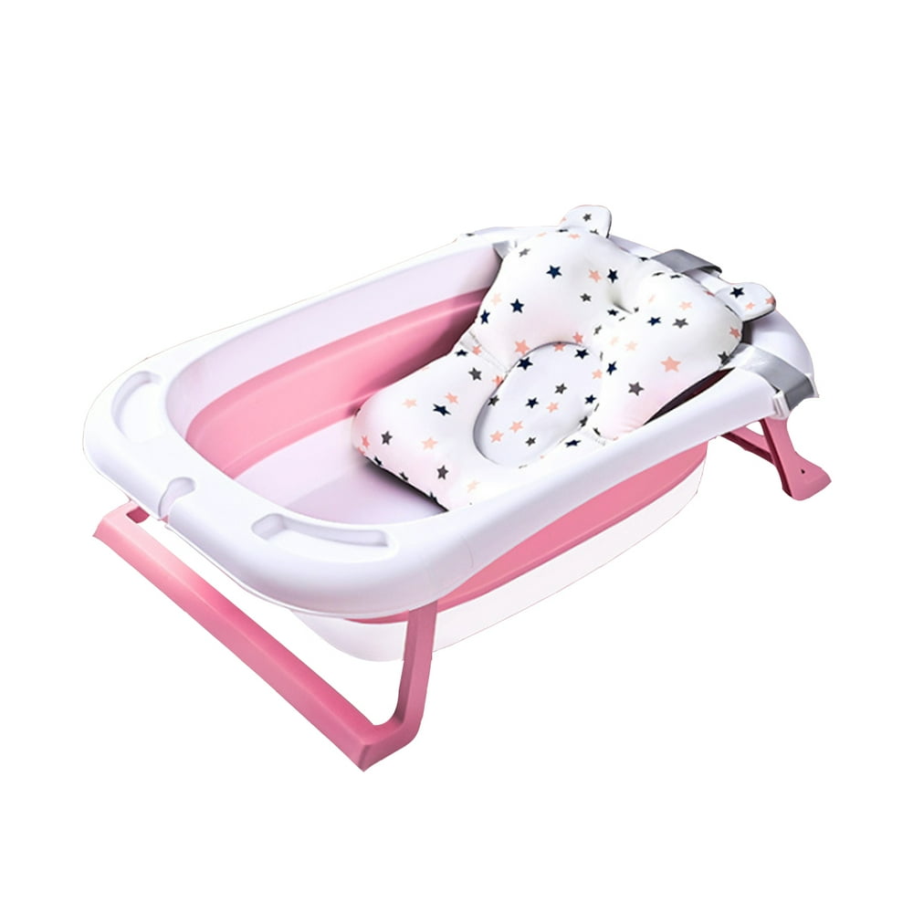 Folding Baby Bathtub, Portable Infant Bathtub, Sit and Soak Baby Bath