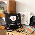 thumbnail image 2 of Kawaii Y2K Design Mochila, Bolso De Mano Con Solapa Con Hebillas Y Decoración De Remaches, Bolsa De Moda Para Halloween Para La Escuela, 2 of 3