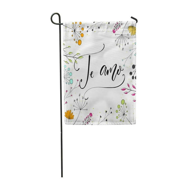 POGLIP Te Amo I Love You in Spanish Language Modern Garden Flag Decorative Flag House Banner 28x40 inch