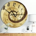 thumbnail image 2 of DesignArt Vintage Time Spiral Large Wall Clock, 2 of 2