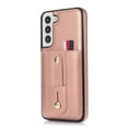 thumbnail image 5 of Dteck for Samsung Galaxy S22 Case, PU Leather Adjustable Loop Strap Case with Hidden Cart Slot Shockproof Protective Case for Samsung S22 6.1" 2022 Ladies Women Men, Rose Gold, 5 of 15