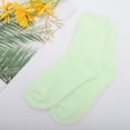 thumbnail image 2 of Unique Bargains 1 Pair Women's Comfortable Sleep Cozy Socks Green 93% Polyester 7% Spandex, 2 of 5