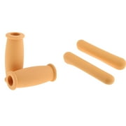 Yellow Rubber Universal Crutch Underarm Pad and Hand Grip Cover for Patients