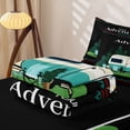 thumbnail image 5 of Erosebridal Retro Camper Print Zipper Full Size Comforter Sets with Fitted Sheet and 2 Pillowcases,Dog Adventure Rv Zipper Bedding Set For Boys,Black Reversible,4-Piece, 5 of 7