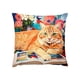 thumbnail image 2 of Fasiaou 1 Counts Artistic Abstract Style Pillow Cover Floral Print Sofa Bedroom Decor Cushion Case Soft Nylon Spandex Washable Home Living Room Accent, 2 of 6