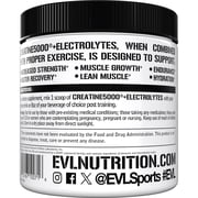 Evlution Nutrition Creatine 5000 + Electrolytes - Supports Faster Recovery, Lean Muscle Growth & Hydration - 5g Creatine Monohydrate & 6 Key Electrolytes Per Serving - 40 Servings - Unflavored Powder