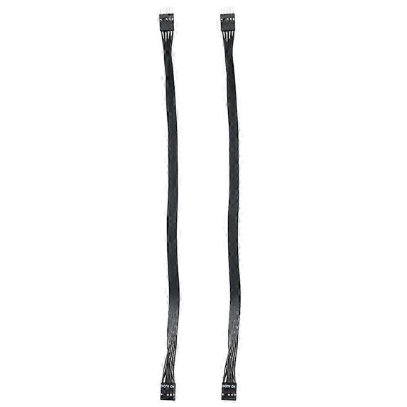 2Pcs Motherboard HD Audio 9Pin Male to Female Extension Cable for PC DIY Black 30CM