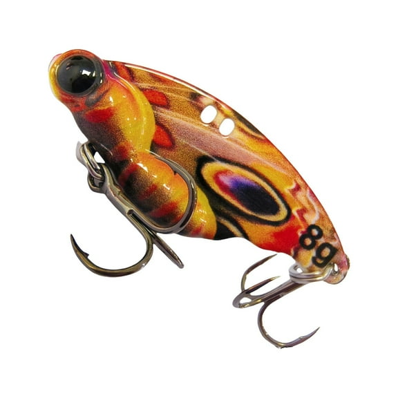 Long Casting Vibration Slow Sinking Metal Jigging High Density Vib For Saltwater Freshwater Fishing With Treble Hooks