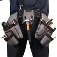 thumbnail image 6 of Adjustable Shoulder Tool Belt with Multi Pockets Heavy Duty Construction Gear, 6 of 13